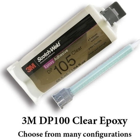 3M Scotch-Weld Two-Part Epoxy Adhesives, DP100, 1.7 oz, Dou-Pak