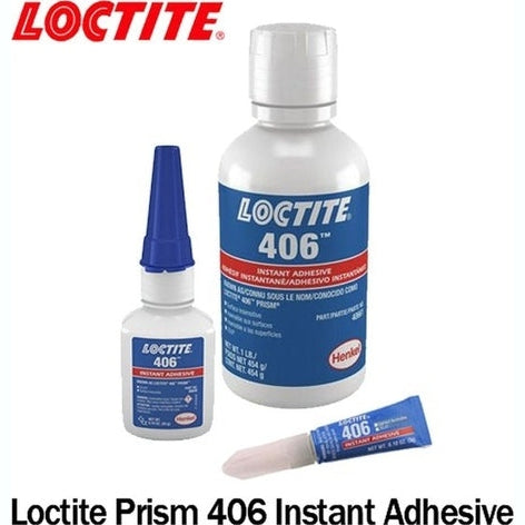 Loctite 233684 Instant Adhesive,3g Tube,Clear Prism 406
