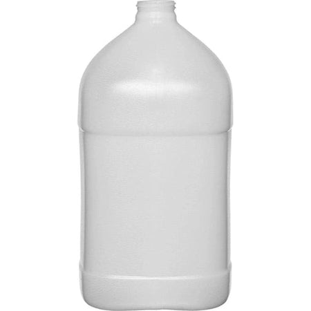 Maven 1 Gallon Natural HDPE Plastic Square Jug & Child-Proof Cap , 38mm 38-400, 130 Grams PerigeeDirect