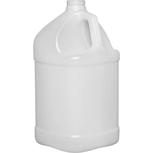 Maven 1 Gallon Natural HDPE Plastic Square Jug & Child-Proof Cap , 38mm 38-400, 130 Grams PerigeeDirect