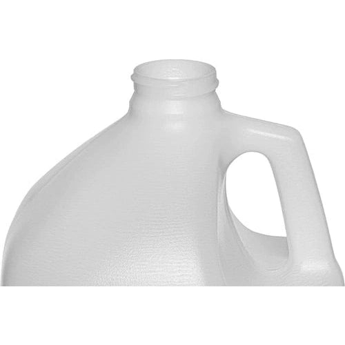 Maven 1 Gallon Natural HDPE Plastic Square Jug & Child-Proof Cap , 38mm 38-400, 130 Grams PerigeeDirect