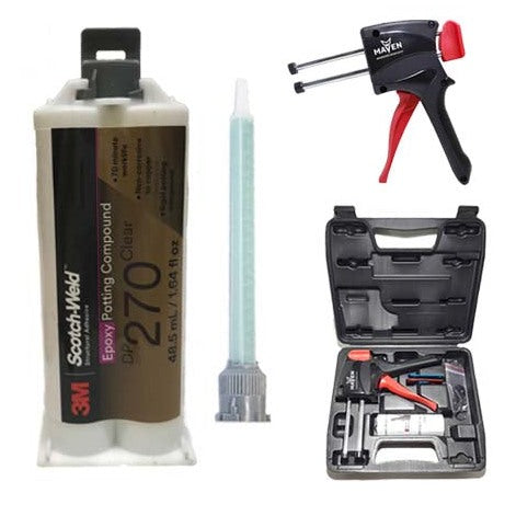 3M ScotchWeld DP270 Clear 60-Minute Electric&Thermal Resistant Epoxy PerigeeDirect