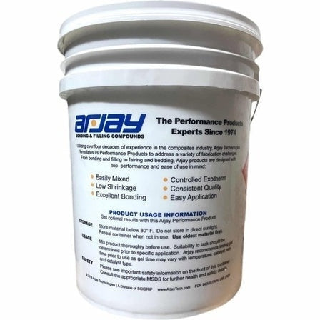 Arjay 2011-2012 Polyester Medium Weight Bonding Compound for Manufacturing Boats & Ships, Navy Ships, Bulk Vessels, LPG/LNG Tanks, Power Boats, Recreationa Boats PerigeeDirect