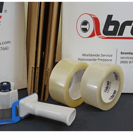 Bron BT-420A Packaging Grade Tape for Cold Environments 2 mil up to 50 pounds Carton Seal Tape, Box Tape Case Pack PerigeeDirect