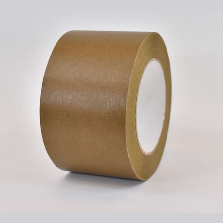 Bron BT-898 Kraft Stick-On Thick Utility Paper Flatback Tape 5.5 mil up to 70 pounds Carton Seal Tape, Box Tape PerigeeDirect