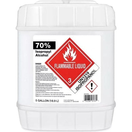 Isopropyl Alcohol IPA 70% Alcohol 5 Gallon & 55 Gallon QUA01686 QUA01681 PerigeeDirect