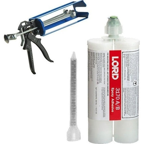 DISCONTINUED LORD 3170-A/3170-B Ratio 1:1 Cryogenic Cold Temp General Purpose Epoxy Adhesive with Slow Set 120 min PerigeeDirect