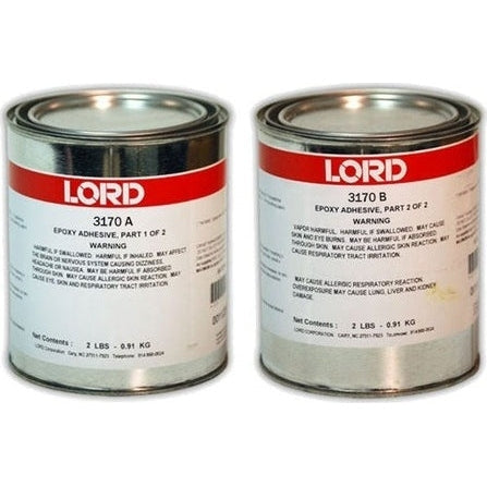 DISCONTINUED LORD 3170-A/3170-B Ratio 1:1 Cryogenic Cold Temp General Purpose Epoxy Adhesive with Slow Set 120 min PerigeeDirect