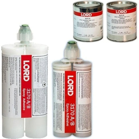 DISCONTINUED LORD 3170-A/3170-B Ratio 1:1 Cryogenic Cold Temp General Purpose Epoxy Adhesive with Slow Set 120 min PerigeeDirect