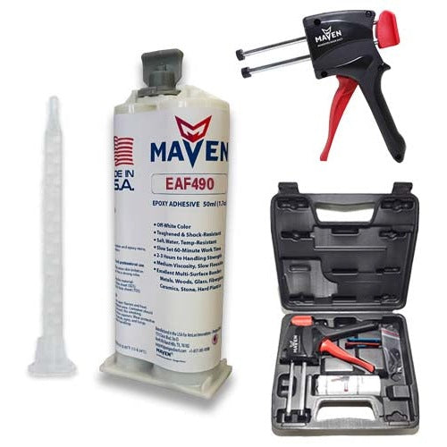 Maven EAF490 - Slow Set 90 minute Epoxy - Toughened 90-minute Set Epoxy Adhesive PerigeeDirect