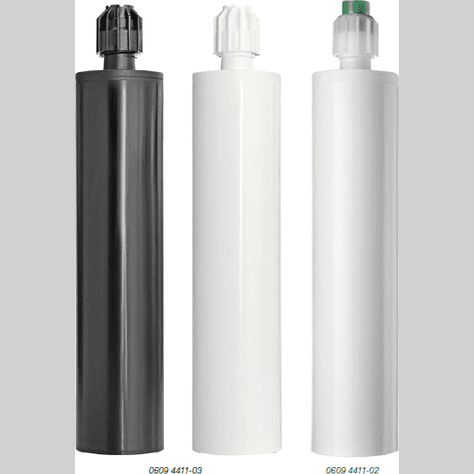 MixPac MixPeel 265ml 2:1 Ratio Empty Coaxial Cartridges 8.96oz with included Pistons & Sealing Caps AQ 265-02-10-04 PerigeeDirect