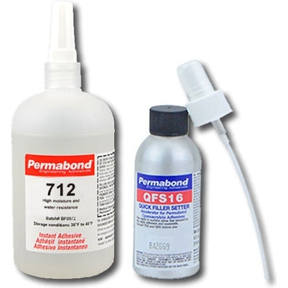 Permabond 712 Instant Adhesive - Underwater, Wet & Hot High-Temp Applciations PerigeeDirect