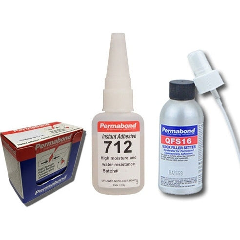 Permabond 712 Instant Adhesive - Underwater, Wet & Hot High-Temp Applciations PerigeeDirect