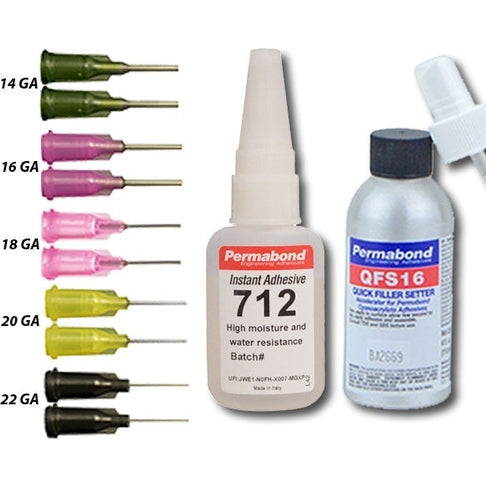 Permabond 712 Instant Adhesive - Underwater, Wet & Hot High-Temp Applciations PerigeeDirect