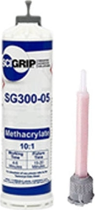 SciGrip SG300 Black High Strength Toughened 05, 15 & 40 min 490ml 10:1 MMA Methacrylate Adhesive PerigeeDirect