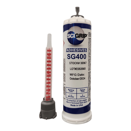 SciGrip SG400-LSE 50ml Polyolefin & Soft Plastics Bonder for Low Surface Energy materials MMA Methacrylate Adhesive 35967 PerigeeDirect