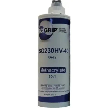 SciGrip SG230HV For Large Structures Non-Sag Toughened 30, 40, 60 & 80 min Gray 490ml 10:1 MMA Methacrylate Adhesive SG230HV-30-G PerigeeDirect
