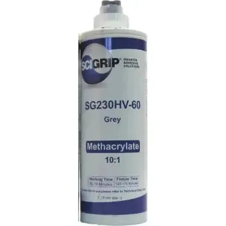 SciGrip SG230HV For Large Structures Non-Sag Toughened 30, 40, 60 & 80 min Gray 490ml 10:1 MMA Methacrylate Adhesive SG230HV-30-G PerigeeDirect