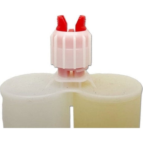 Replacement Cap Assembly 1:1 & 2:1 Ratios Retaining Nut & Red Plug for MixPac C & J System Cartridges 200ml, 400ml, 600ml, 1150ml, 1500ml UMQ 10-S1 162689 PerigeeDirect