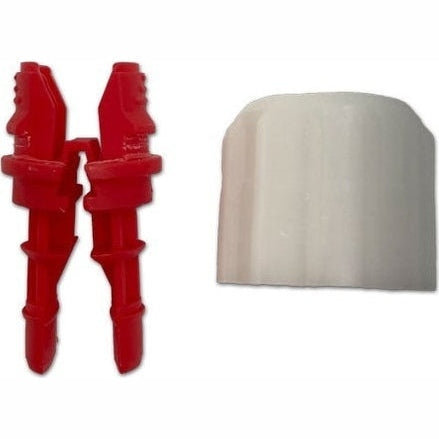 Replacement Cap Assembly 1:1 & 2:1 Ratios Retaining Nut & Red Plug for MixPac C & J System Cartridges 200ml, 400ml, 600ml, 1150ml, 1500ml UMQ 10-S1 162689 PerigeeDirect