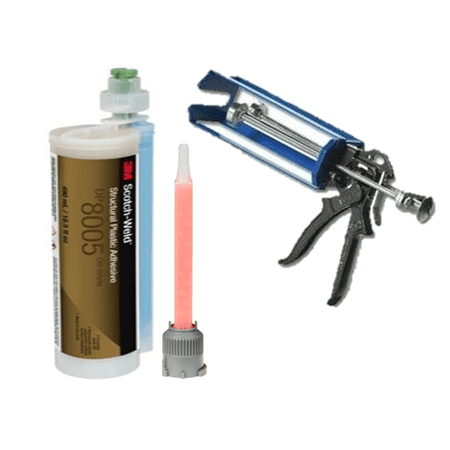 3M Scotch-Weld DP8005 Off-White Cartridge 10:01 Mix Ratio, Nylon Bonder Acrylics Adhesive PerigeeDirect