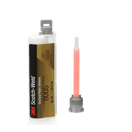 3M Scotch-Weld DP8005 Black Cartridge 10:01 Mix Ratio, Nylon Bonder Acrylics Adhesive PerigeeDirect