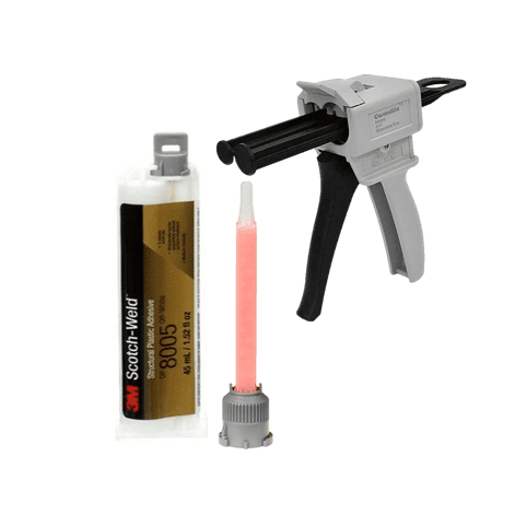 3M Scotch-Weld DP8005 Off-White Cartridge 10:01 Mix Ratio, Nylon Bonder Acrylics Adhesive PerigeeDirect