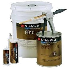 3M Scotch-Weld DP8010 Blue Cartridge 10:01 Mix Ratio, Nylon Bonder Acrylics Adhesive PerigeeDirect