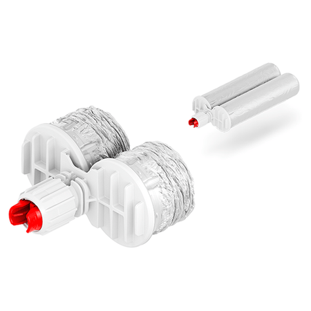 MixPac EcopaCC 600ml 1:1 ratio collapsible low-waste empty cartridges 182743 & 163117 PerigeeDirect