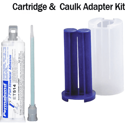 PERMABOND ET514 Slow Set 30 - 50 min 1:1 Mixable Two-Part Epoxy Adhesive Cartridges & Accessories PerigeeDirect