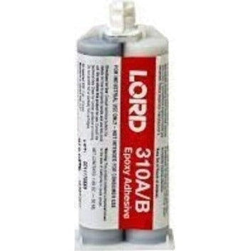 LORD 310-A/310-B Epoxy Adhesive Slow Set 30-60 min With Chemical Resistant Light-Resistant Thixotropic Thick Gel for Rubber, Plastics, Urethanes, Metals PerigeeDirect