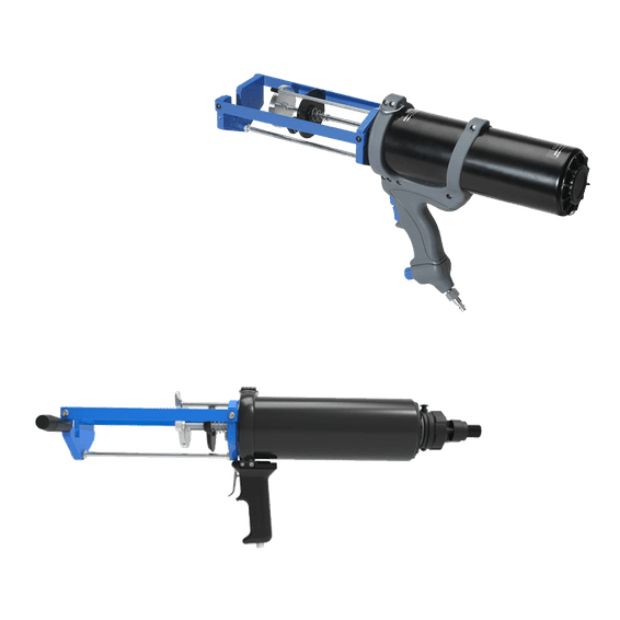 Cox Airflow 1PPA & 3PPA - 2-Part Pneumatic Adhesive Dispensers for 825ml 10:1 Ratio Cartridge Sizes 750ml x 75ml PerigeeDirect