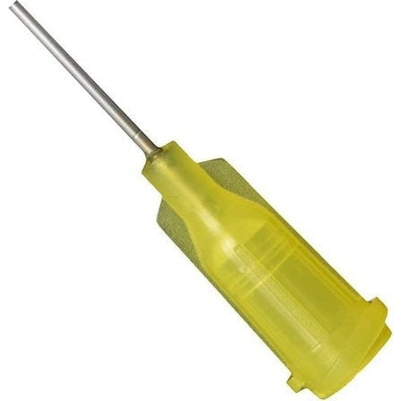 Jensen Industrial Dispensing Tips Push-On & Luer-Lock Family - Steel 1/2-Inch Yellow 20-Gauge PerigeeDirect