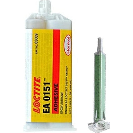 Loctite EA 0151 Epoxy Ultra Clear Gel 50-Minute Work Life Slow Setting -  3.34oz Two-Tube Kit