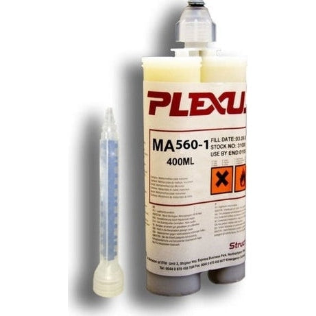 Plexus MA560-1 56000 Black & 56500 White Non-Sag Gel, 60-70-Minute MMA Adhesive for Metals & Composites, Chemical Resistant PerigeeDirect