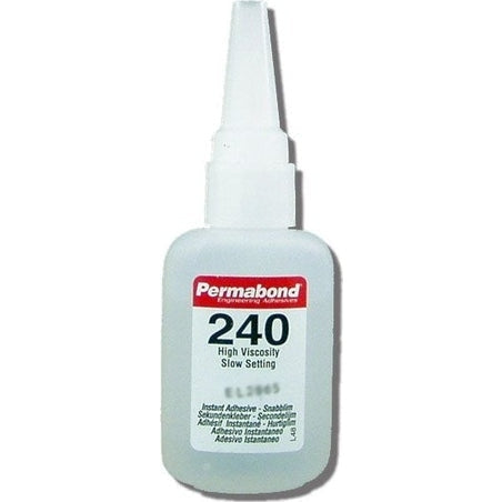 Permabond 240 Instant Adhesive-Slow-Set Gap Filling, Great for Plastic & Rubber PerigeeDirect