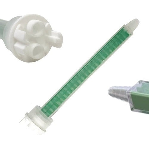 MedMix MixPac Sulzer MFQ 08-32D F-System Square Quadro Mixing Nozzle for 1:1 & 2:1 ratio larger 2-part cartridges 200ml, 225ml, 250ml, 380ml, 400ml PerigeeDirect