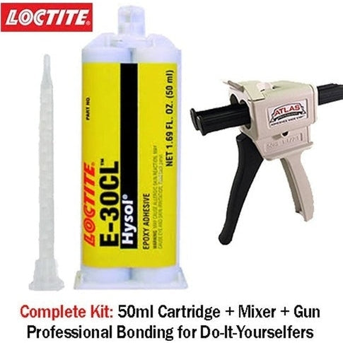 Loctite EA E-30CL Clear Two-Part Epoxy Structural Adhesive, 50 ml