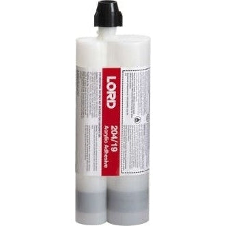 LORD 204/19 Non-Sag, Versatile, Fast Set 4 to 6min Temperature Resistant MMA Acrylic adhesive PerigeeDirect