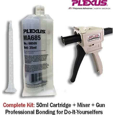 Discontinued Plexus MA685 Clear 10-minute MMA Adhesive 35ml - 68505 - Resistant to UV Temp & Chemicals PerigeeDirect