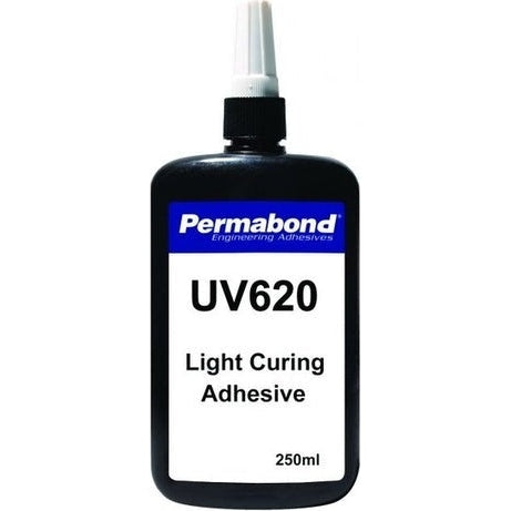 Permabond UV620 UV single part, fast curing, UV curable adhesive PerigeeDirect